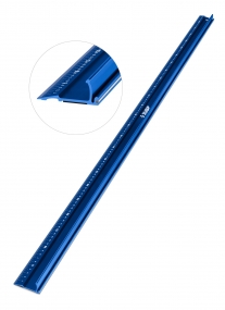 ЗУБР 1,25 м, Усиленная алюминиевая линейка со стальной направляющей, Профессионал (34382-125) 34382-125