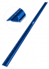 ЗУБР 1,5 м, Усиленная алюминиевая линейка со стальной направляющей, Профессионал (34382-150) 34382-150