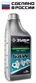 ЗУБР 1 л, цепное минеральное масло для бензо и электропил, EXTRA (70622-1) 70622-1