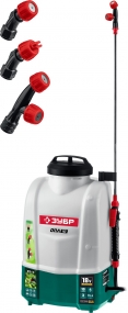 ЗУБР 10 л бак, без АКБ, опрыскиватель аккумуляторный, Li-Ion 18В ОПЛ-10