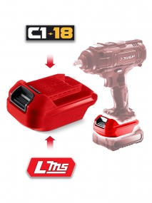 ЗУБР 18 В, адаптер для АКБ LMS под инструмент С1-18, (LMS-C18) LMS-C18