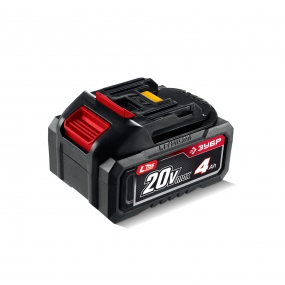 ЗУБР 20 В, 4.0 А·ч, аккумулятор LMS (АКБ-20-4) АКБ-20-4