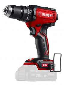 ЗУБР 20 В, 65 Н·м, без АКБ (LMS), бесщеточная ударная дрель-шуруповерт (ДБУ-65) ДБУ-65
