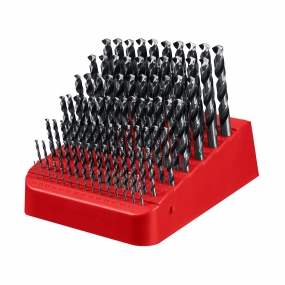 ЗУБР 91 шт, (1-10/0,1 мм), сталь Р4М2, класс В, пласт.бокс, набор сверл по металлу (29605-H91) 29605-H91