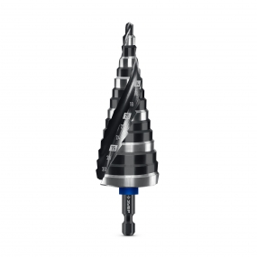 ЗУБР BLACK FORCE 4-32мм, 15 ступеней, винтовая проточка, сверло ступенчатое, ПРОФЕССИОНАЛ (29671-4-32-15) 29671-4-32-15