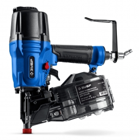 ЗУБР CSN-65, пневматический обшивочный нейлер для барабанных гвоздей ЗУБР CSN (38-65 мм) ПРОФЕССИОНАЛ (31922) 31922