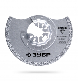 ЗУБР DIAMOND 85x2.2 мм полотно дисковое с алмазным зерном Р40: керамика, мрамор, стекло, кирпич (15584-85) 15584-85