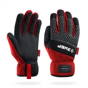 ЗУБР FLEX р.XL (10), красные, профессиональные комбинированные перчатки, работа с сенсорными экранами, Профессионал (11479-XL) 11479-XL