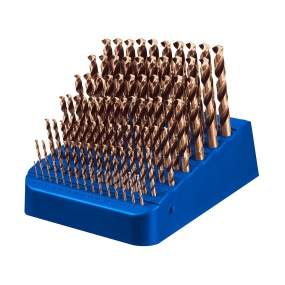 ЗУБР КОБАЛЬТ, 91 шт, (1-10/0,1 мм), сталь Р6М5К5, класс А, пласт.бокс, набор сверл по металлу, Профессионал (29626-H91) 29626-H91