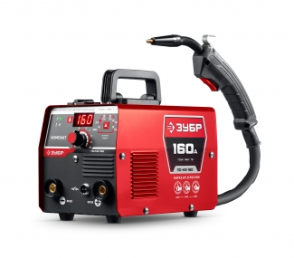 ЗУБР КОМПАКТ, FCAW, MMA, TIG, 160 А, полуавтомат сварочный, без газа, горелка ПС-160 (ПС-М3-160) ПС-М3-160