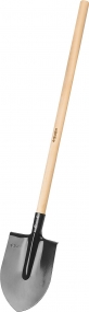 Штыковая лопата ЗУБР МАСТЕР, ЛКО, деревянный черенок, 1450 мм. 39570
