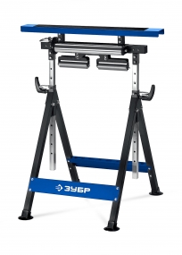 ЗУБР МОСТ-4, 600x680x(830-1290) мм, многофункциональная опорная стойка трансформер 4 в 1, Профессионал (38789) 38789