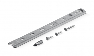 ЗУБР Планка-Волна Антиблик 190 мм, крепеж для фасадной и террасной доски, термодиф. покрытие, с саморезами и битой, 50 шт, Профессионал (307031-190) 307031-190