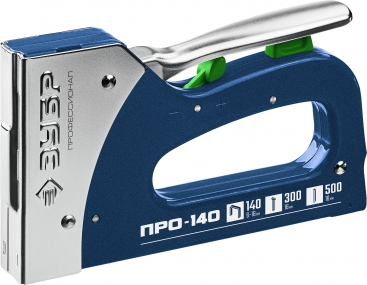 Стальной рессорный степлер тип 140(6-16мм)/300/500, ЗУБР Про-140 4-31573