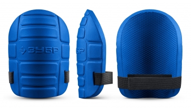 ЗУБР ПРОТЕКТОР 195 мм, 15 мм толщина, защитные наколенники из ЭВА с крепежным ремнём, Профессионал (11526) 11526