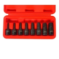 Набор ударных бит-головок 1/2" HEX H5-19 в кейсе 8 шт. JTC JTC-J408H