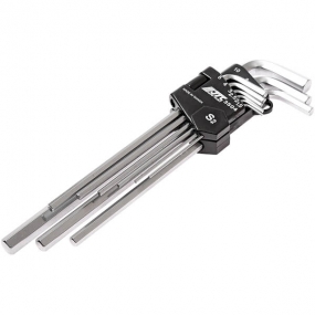 Набор шестигранных ключей 1.5-10 мм удлиненных 9 шт. JTC JTC-3504