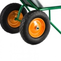 Тачка садово-строительная, двухколесная, усиленная, грузоподьемность 320 кг, обьем 100 л Palisad