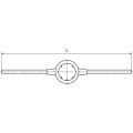 Вороток-держатель для плашек круглых ручных Ф20х5 мм DH205 Thorvik