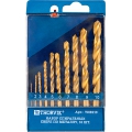 Набор сверл по металлу 1-10 мм, HSS-TiN, 10 шт TDBS10 Thorvik 52479