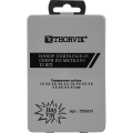 Набор сверл по металлу 1.5-6.5 мм, HSS-TiN, 13 шт TDBS13 Thorvik 52480