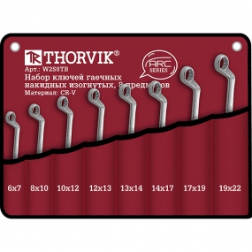 Набор ключей накидных в сумке 6-22 мм, 8 предметов W2S8TB Thorvik