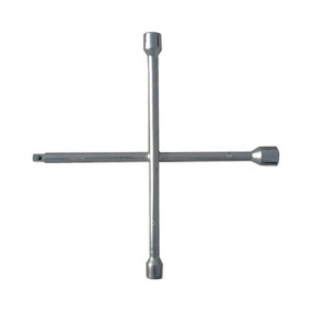 Ключ-крест баллонный, 17 х 19 х 21 мм, под квадрат 1/2 Сибртех 14258