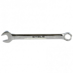 Ключ комбинированный 13 мм, CrV, матовый хром Stels 15209