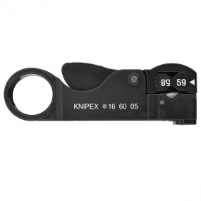 Стриппер коаксиальных кабелей Knipex KN-166005SB