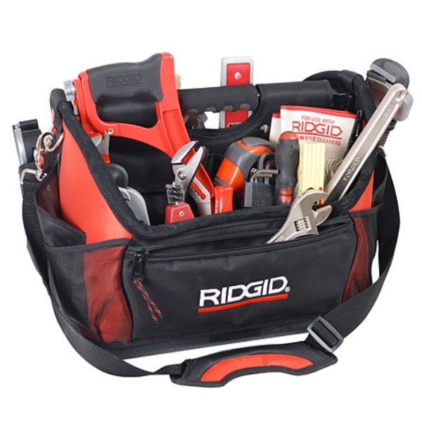 Индивидуальный инструмент. Сумка для инструмента Ridgid 35718. Сумка Ridgid Ridgid для инструмента сантехника. Сумка для инструмента с открытым верхом Ridgid. Открытая сумка для инструмента Ridgid.