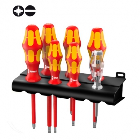 Набор диэлектрических отверток 1000V 160i /165i /7 Wera WE-006148