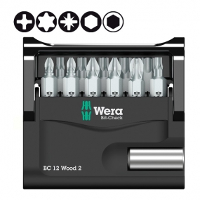 Набор бит Bit-Check 12 Wood 2 Wera WE-057422