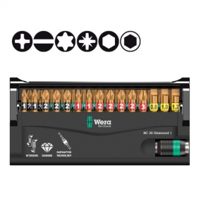 Набор бит Bit-Check 30 Diamond 1 Wera WE-057431